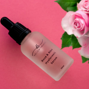 
                
                    Load image into Gallery viewer, Rose &amp;amp; Aloe Hyaluronic Facial Serum 1% - 30g-Delicate blaze 
                
            