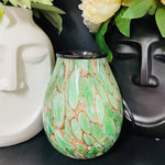 Emerald - Electric Glass Wax Warmer - Delicate Blaze Candles 