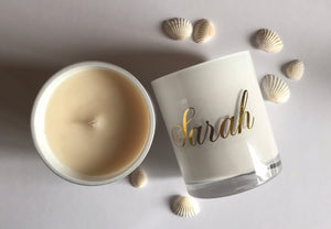 
                
                    Load image into Gallery viewer, Personalised Coco-Soy Candle - 300g-Delicate blaze 
                
            