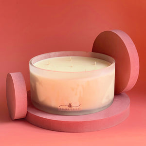 
                
                    Load image into Gallery viewer, 6 Wicks Centrepiece Bowl Coco-Soy Candle - 1700g-Delicate blaze 
                
            